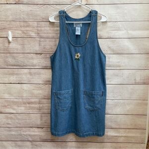 VINTAGE TRUE‎ BLUE EMBROIDERED DENIM JUMPER